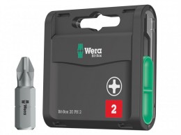 Wera Bit-Box 20 H Extra Hard PH2 x 25mm, 20 Piece £8.99